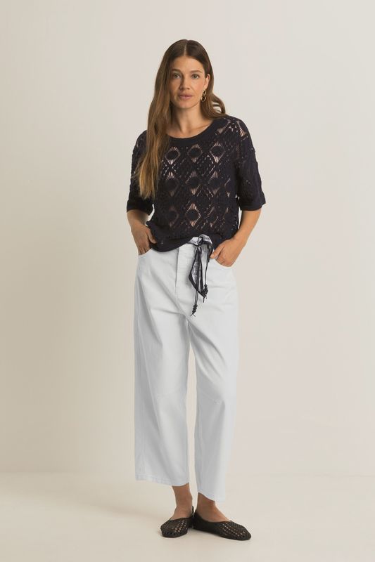 Expresso Barrel jeans wit