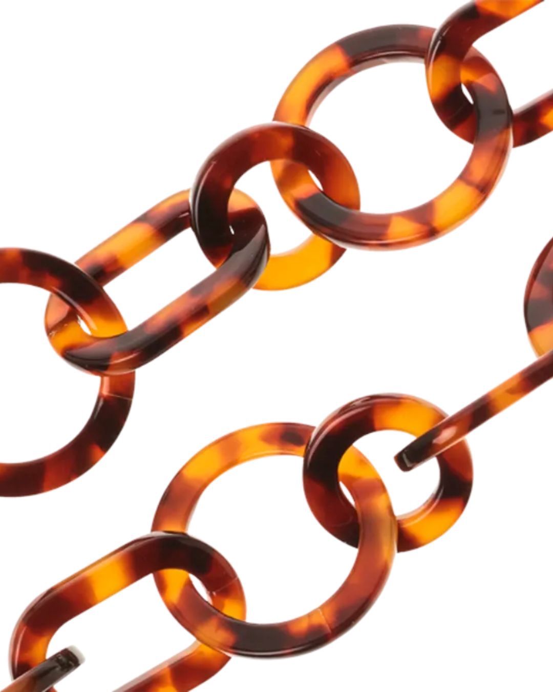 Frank &amp; Lucie Acetaatketting browny