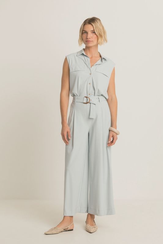 Expresso Broek 7/8 wide travel baby blue