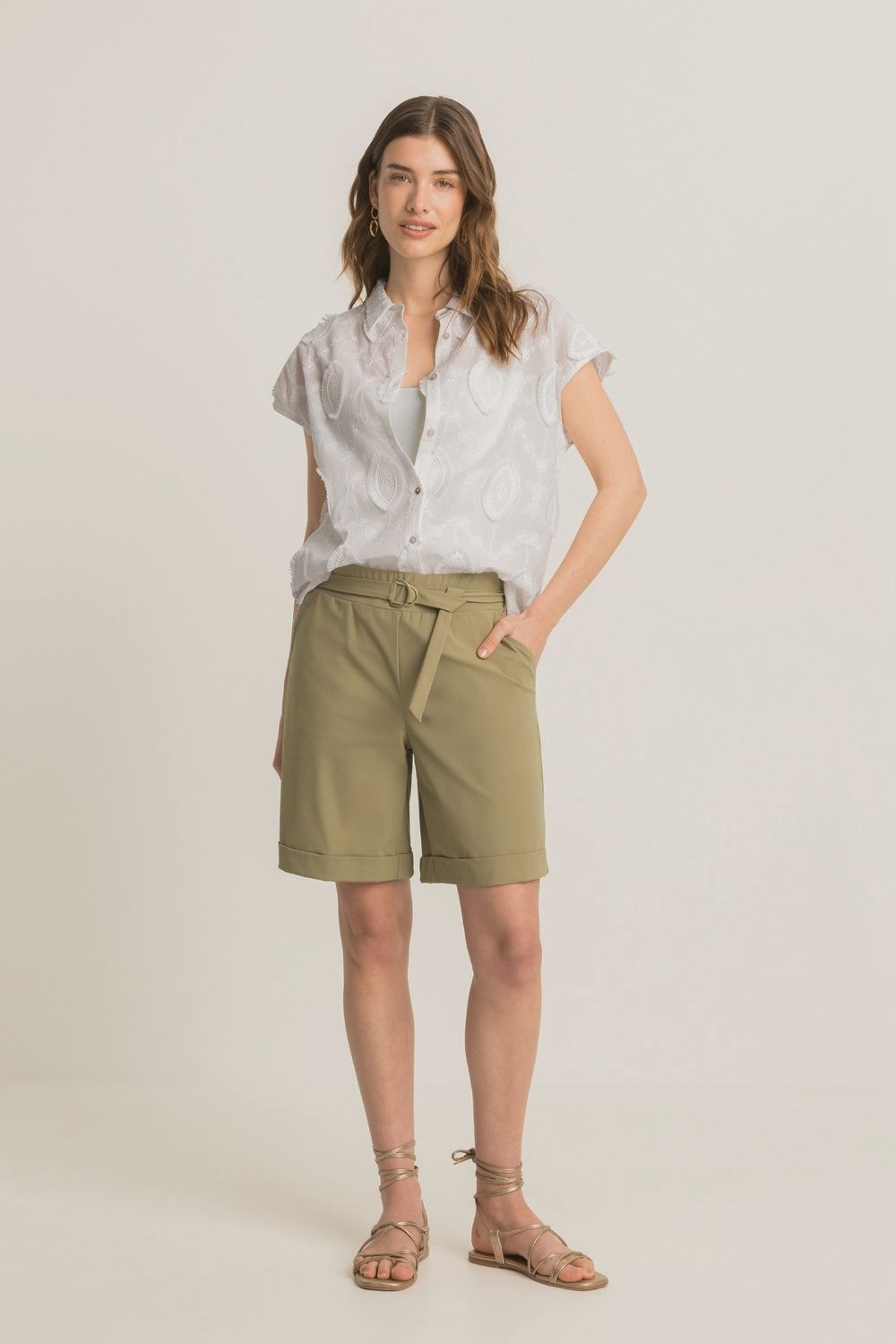 Expresso short lead grey