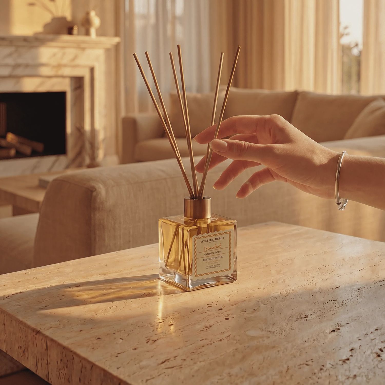 Atelier Rebul Golden hour geurstokjes 120ML