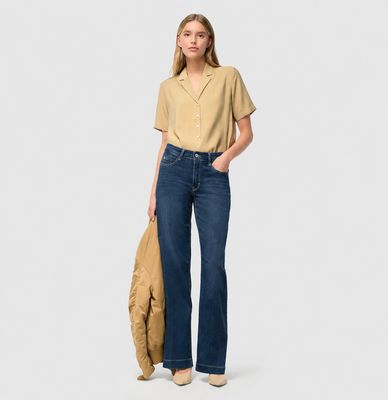 MAC Jeans Dream wide leg dark blue