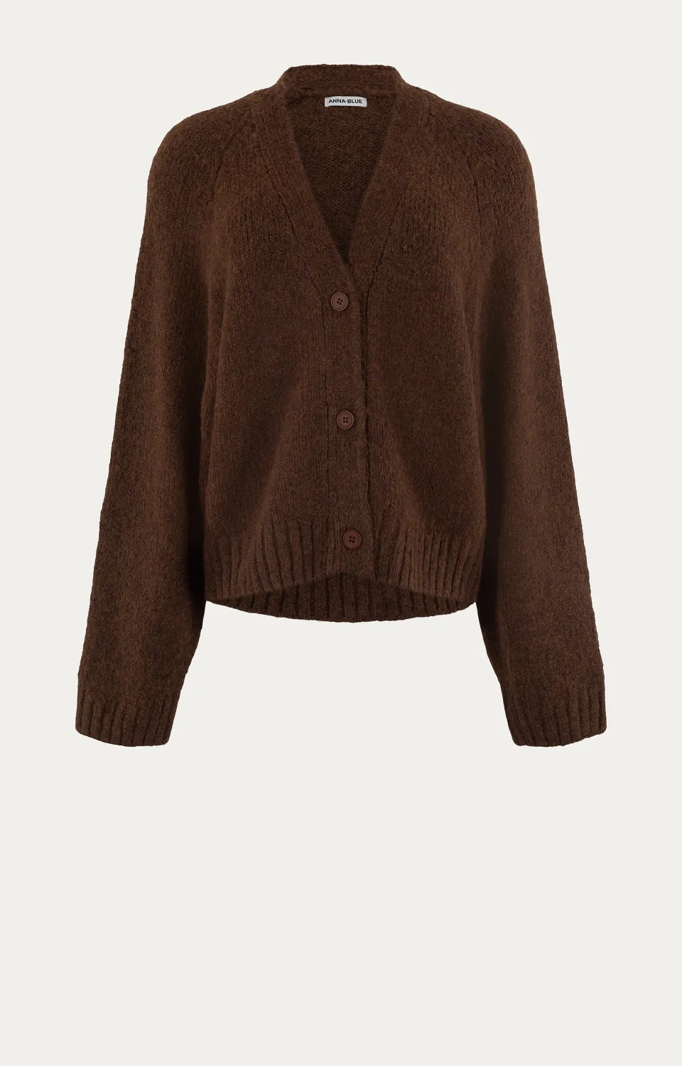 Anna Blue Vest Labo caramel solid