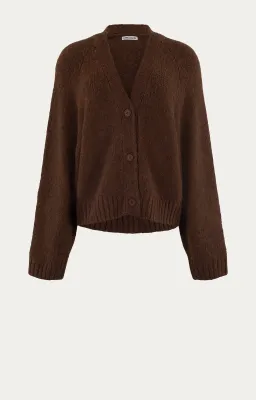 Anna Blue Vest Labo caramel solid