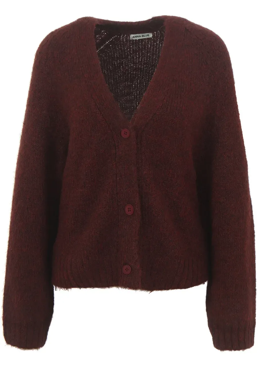 Anna Blue Vest Labo bordeaux solid