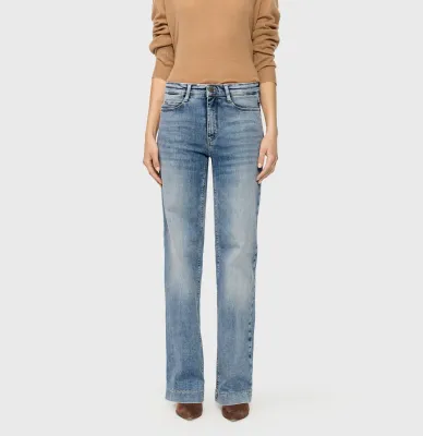 MAC Jeans Dream wide authentic sky blue wash