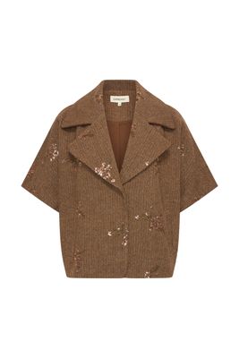 Expresso Jacket woven pailletten
