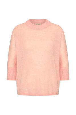 Expresso Trui boxy korte mouw peach