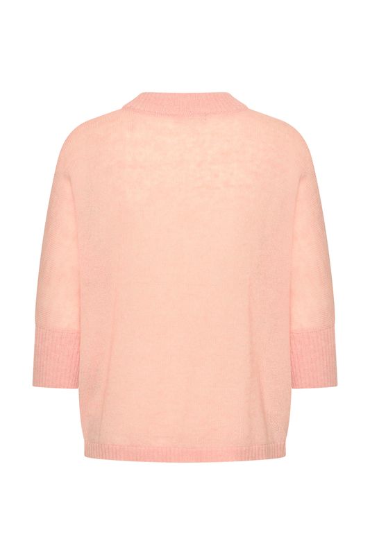 Expresso Trui boxy korte mouw peach