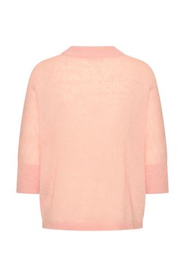 Expresso Trui boxy korte mouw peach