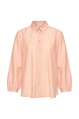 Expresso Blouse woven 3/4 mouw peach