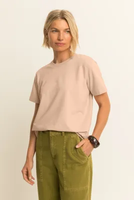 Expresso T-shirt baby terry peach