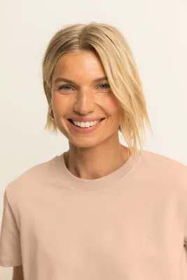 Expresso T-shirt baby terry peach