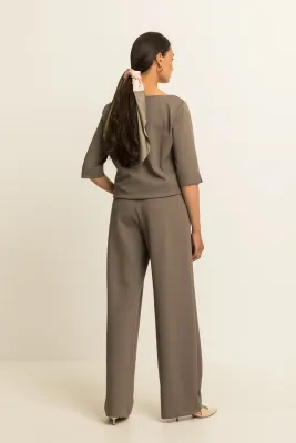Expresso Pantalon travel twill brown