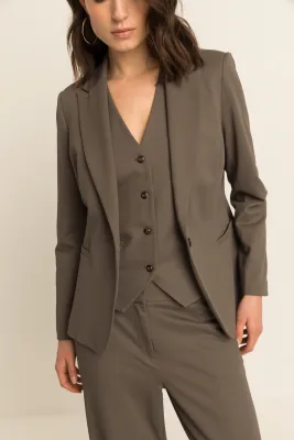 Expresso Blazer travel twill brown