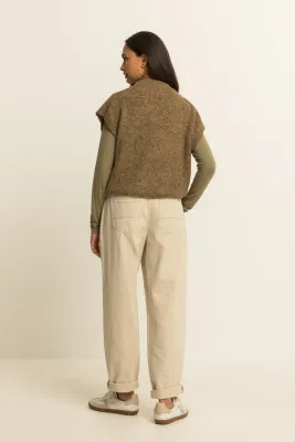 Expresso Jeans met ceintuur dove grey