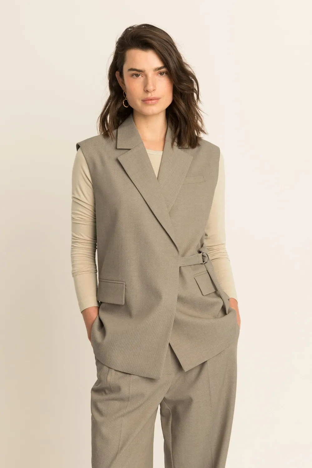 Expresso Gilet taupe