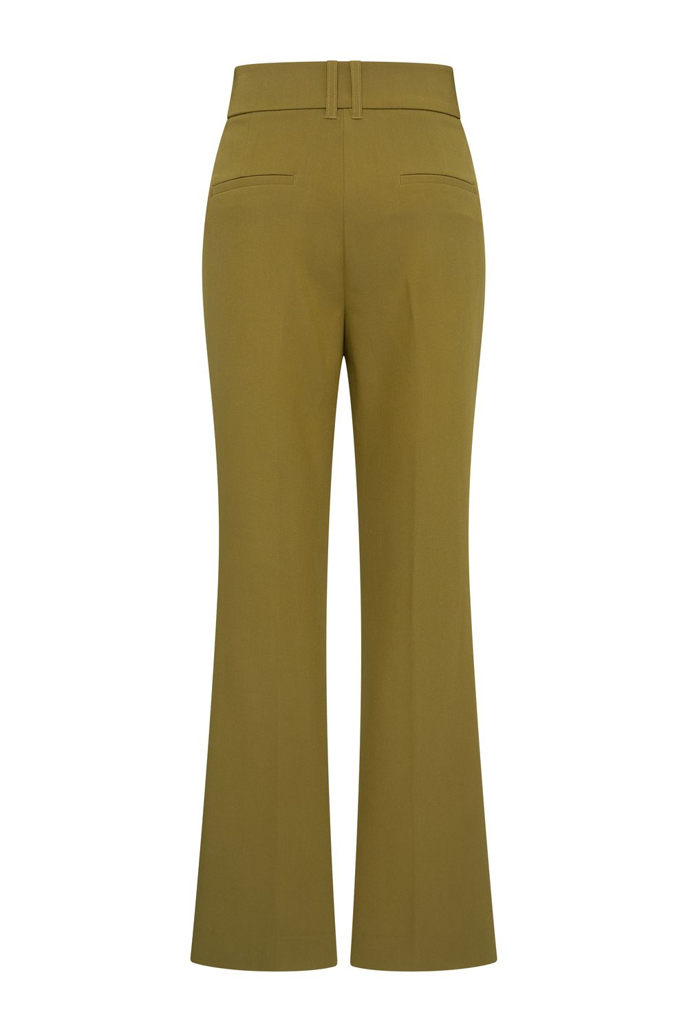Expresso Pantalon wide leg mosgroen