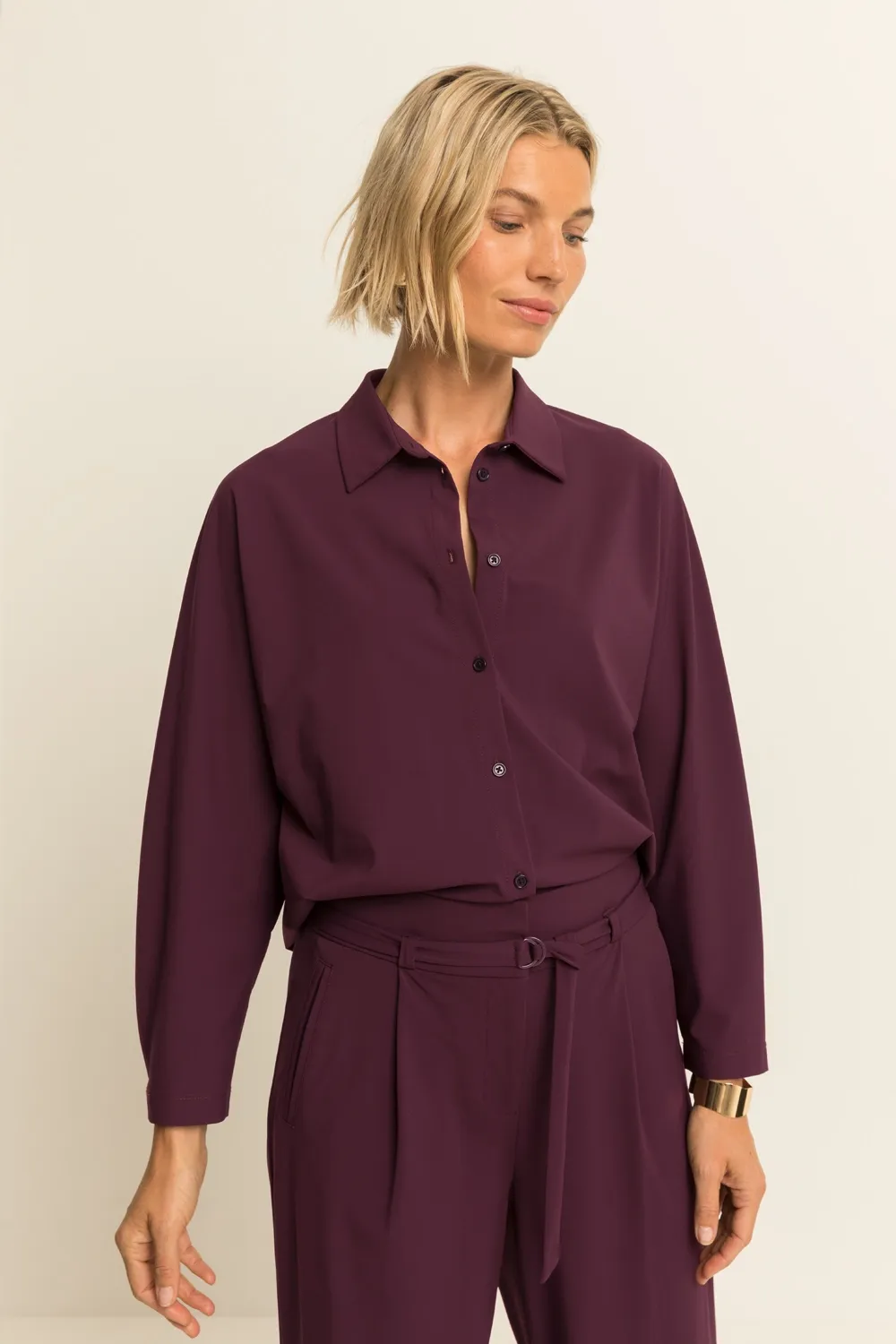 Expresso Travel blouse bordeaux