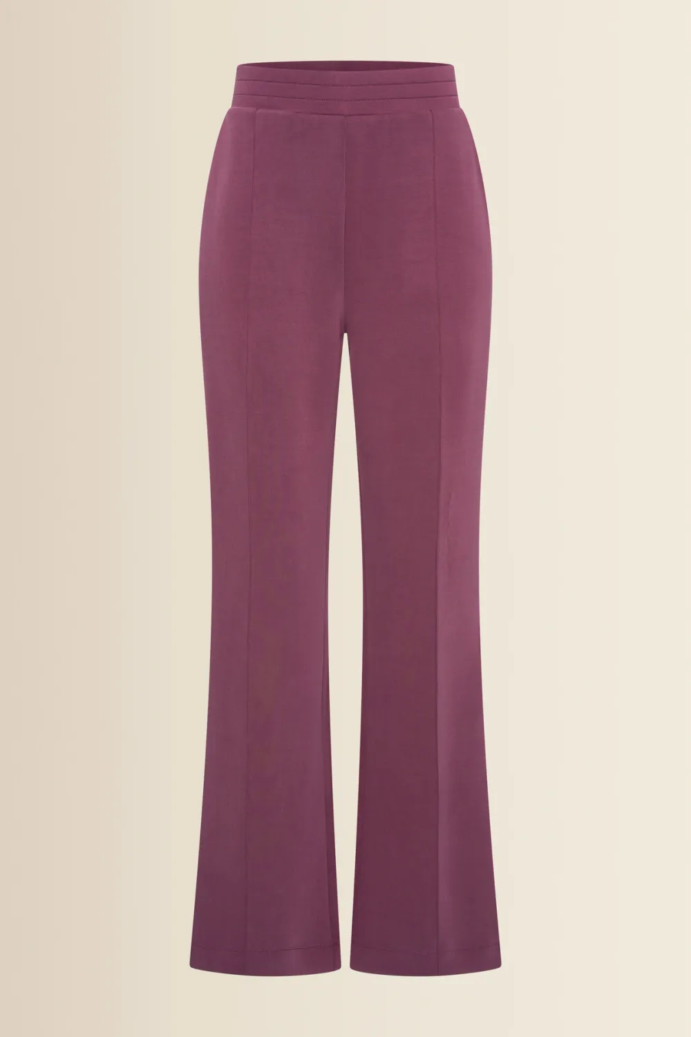 Expresso Pantalon met uitlopende pijpen bordeaux