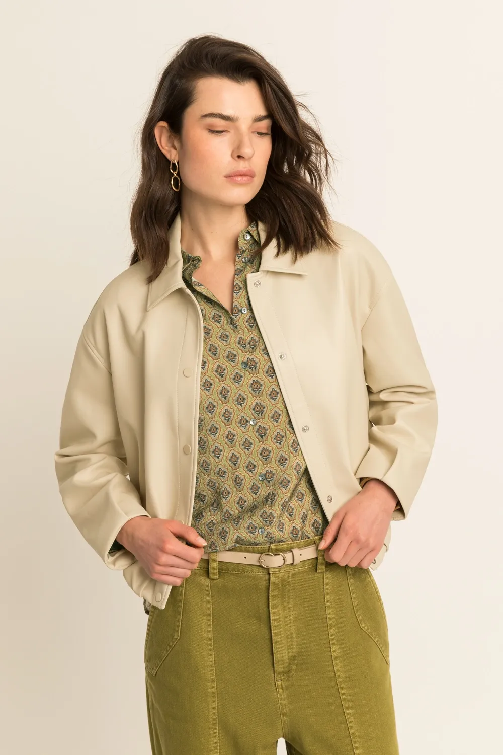 Expresso Leerlook jack dove grey