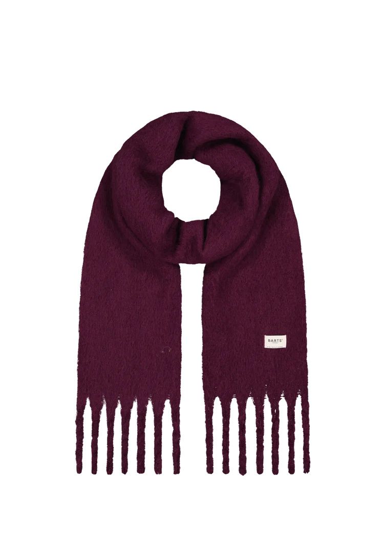 Barts Keridda scarf aubergine
