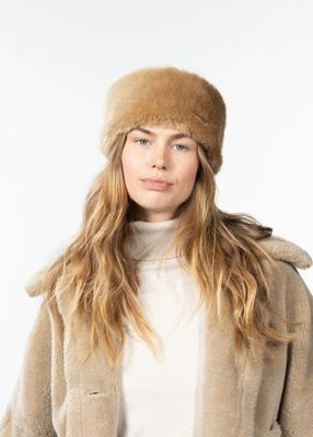 Barts Fur headband light brown