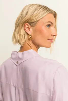 Expresso Soepelvallende blouse lila