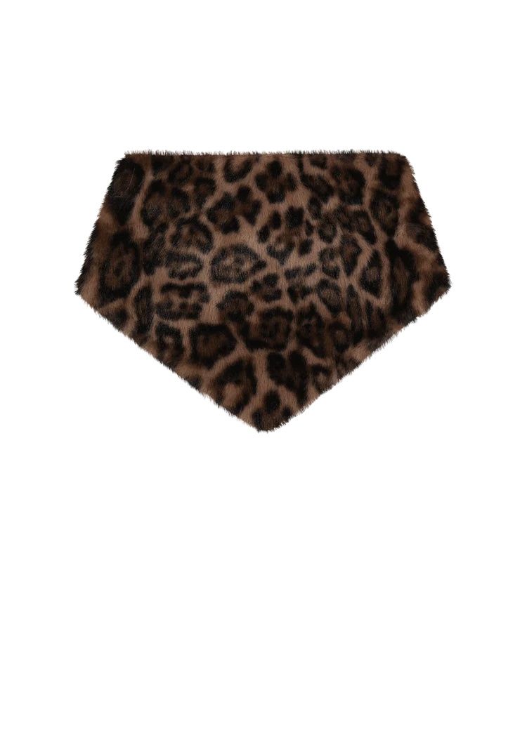 Barts Eilidh scarf print brown