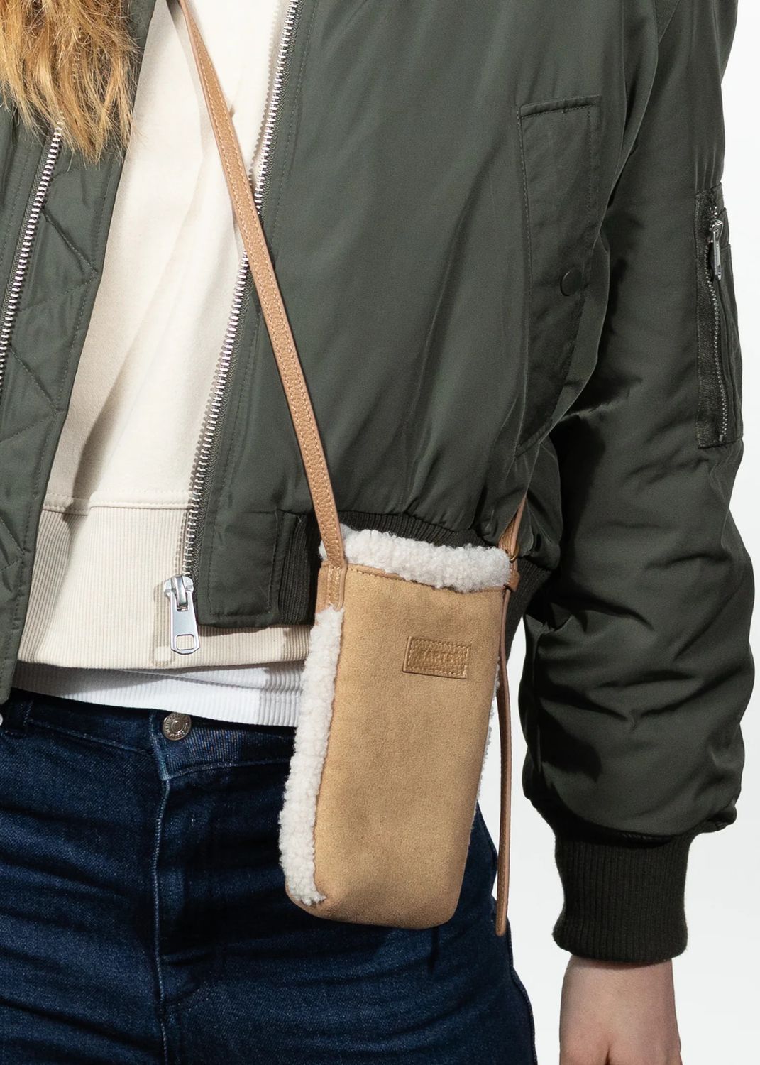 Barts Aedey phonebag light brown