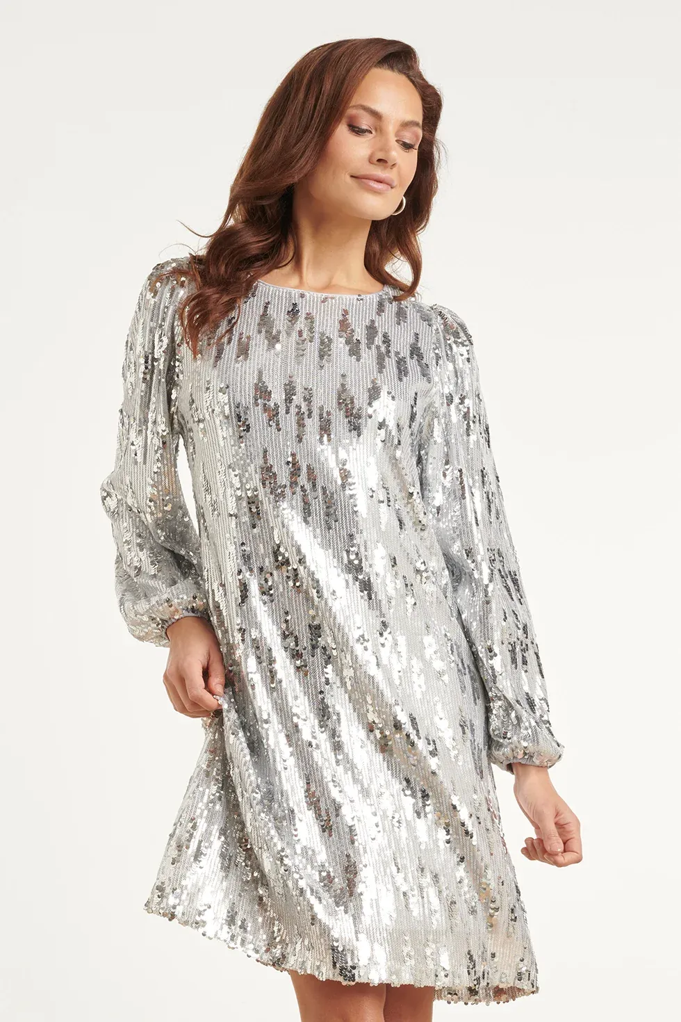 Smashed Lemon Dress silver