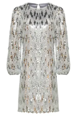 Smashed Lemon Dress silver