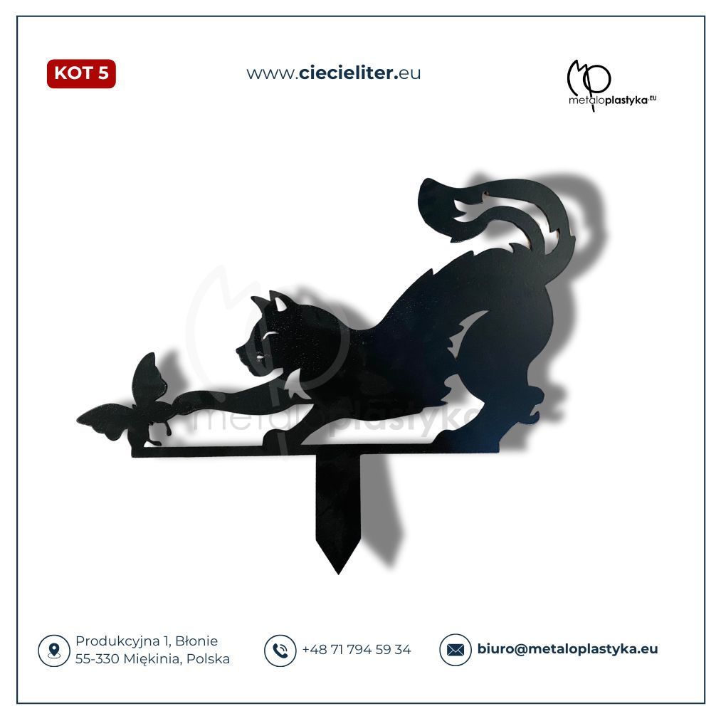 Kot (5)- figura z metalu (od polskiego producenta)