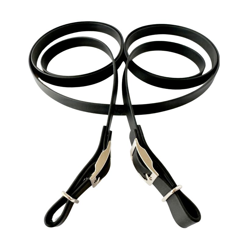 Elegance – Stilvolle BioThane® Zügel mit klassischer Schnalle - 16mm breit, 2,84m lang