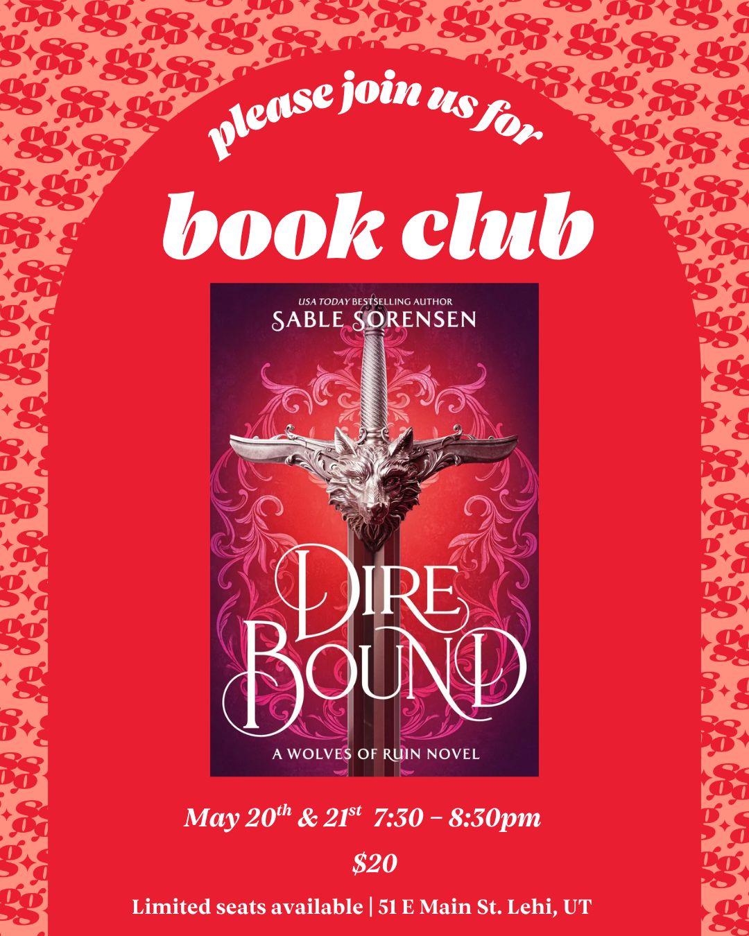 May Book Club - Dire Bound