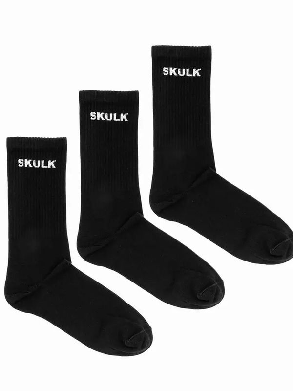 Skulk Sokken 3-pack zwart