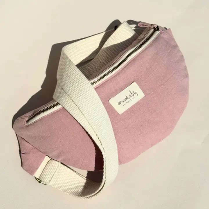 Unisex heuptasje, poederroze