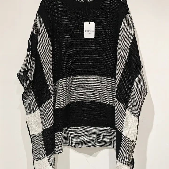 Poncho Gorro, zwart