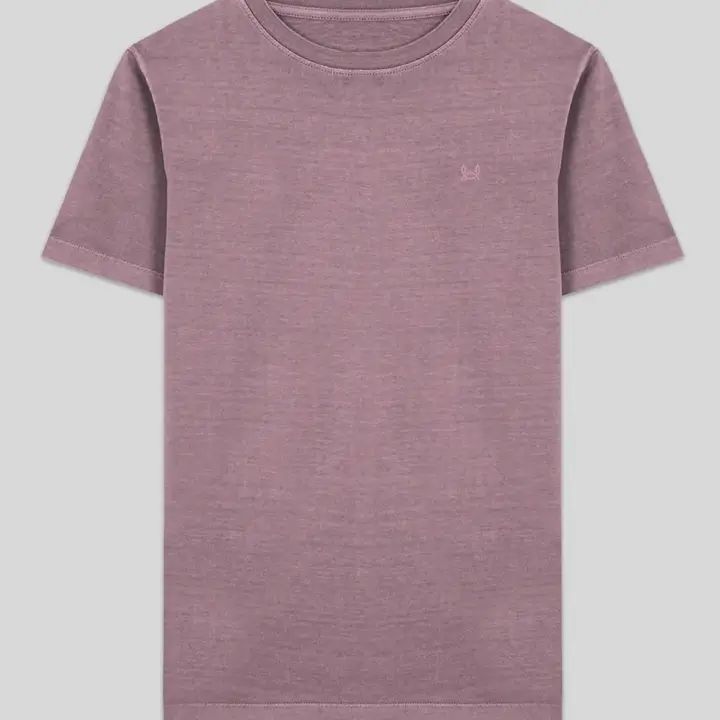 Basic T-shirt Custi Mikelo, wijn