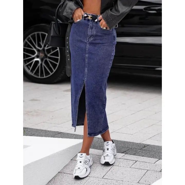 Jeansrok met stretch