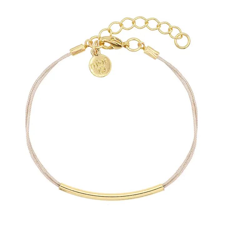 Armband, Tube it, goud, Mint 15