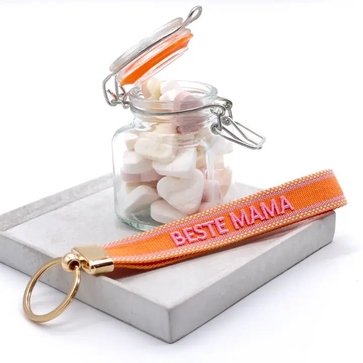 Sleutelhanger, Beste mama, oranje