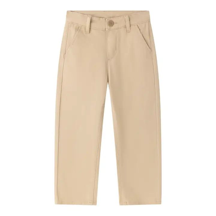 Chinobroek jongens, beige