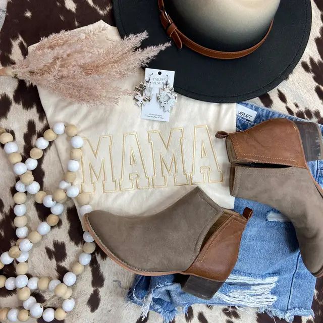 T-shirt &quot;mama&quot;, beige