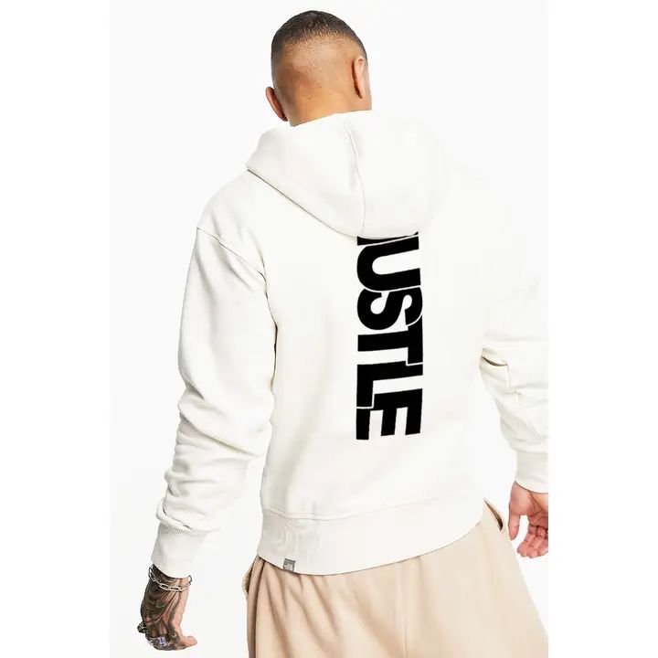 Hoodie Hustle danger, wit