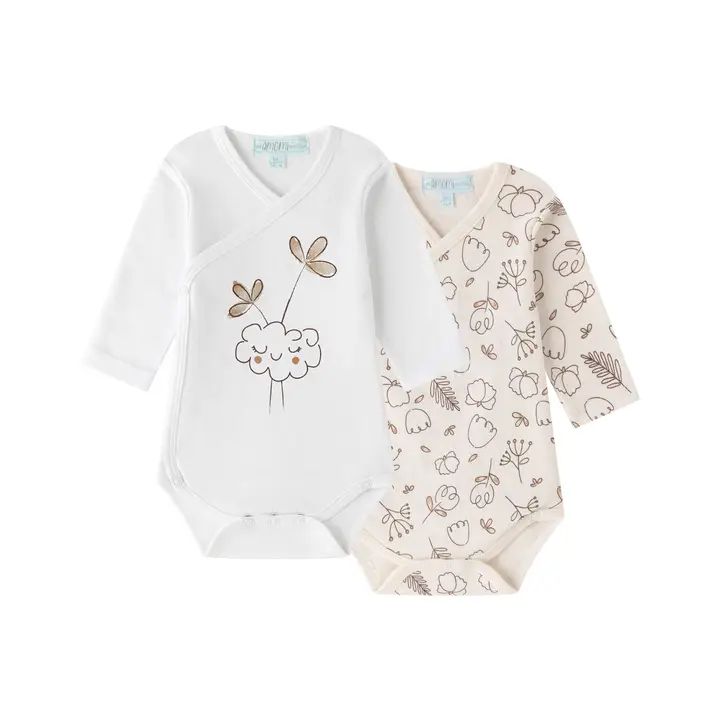 Romper met lange mouwen, 2delig