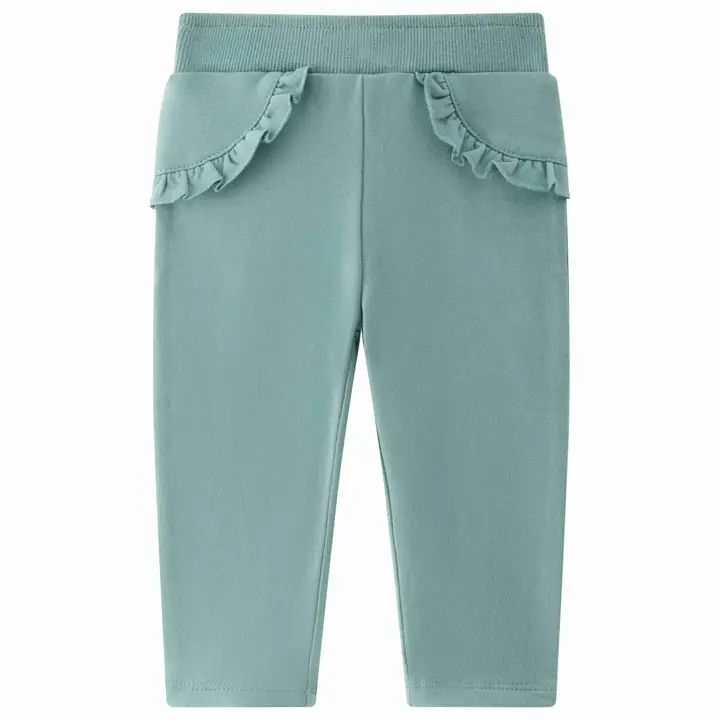Legging met volants, groen