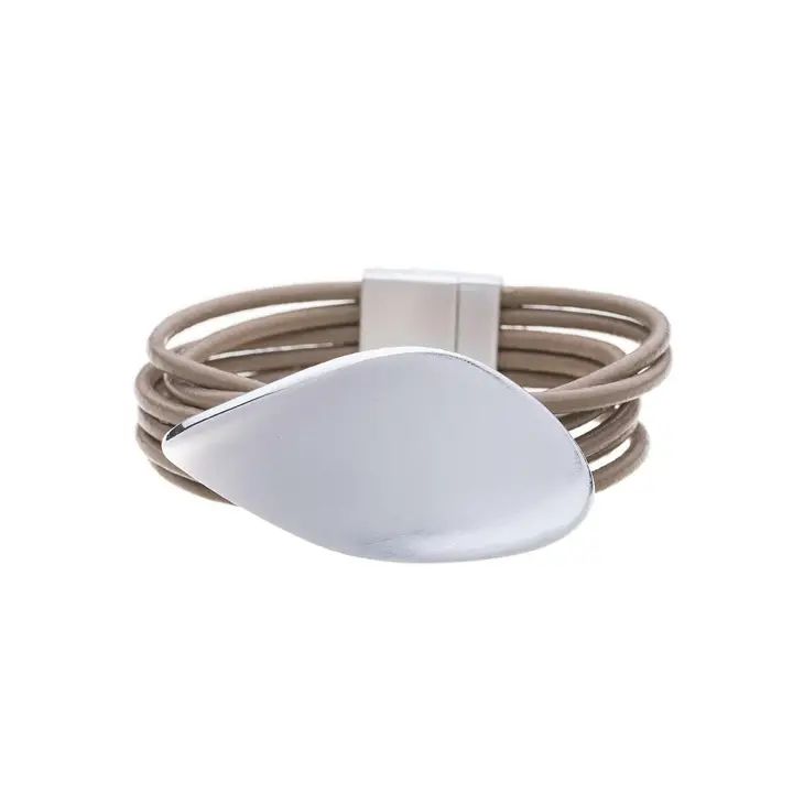 Armband curve, beige