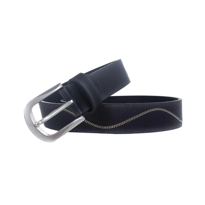 Riem met versiering, zwart, 85cm