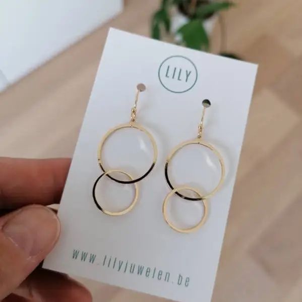 Oorbellen Circles goud